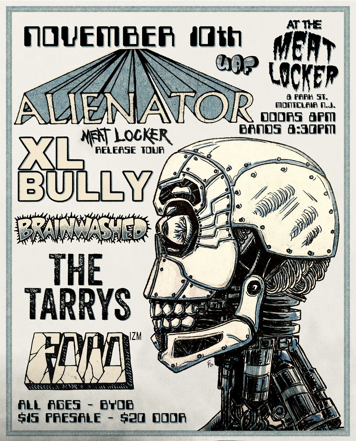 Alienator meat locker Montclair