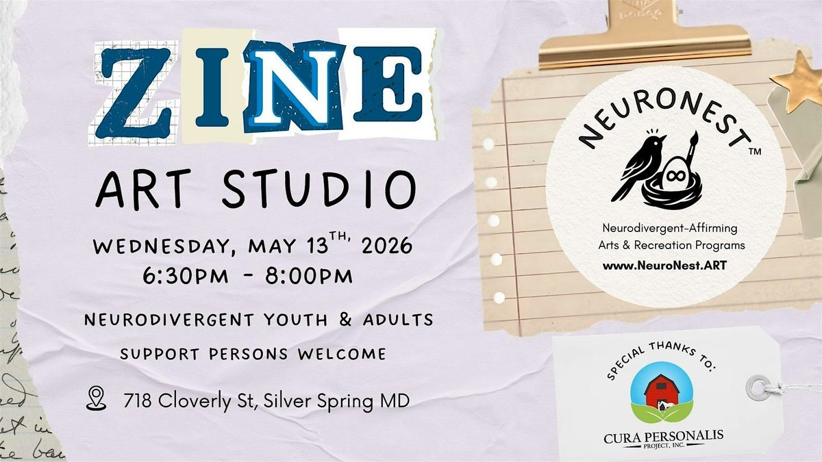 Zine Art Studio for Neurodivergent Adults\/Youth  | NeuroNest ART\u2122