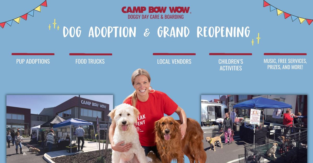Grand Reopening & Dog Adoption Event