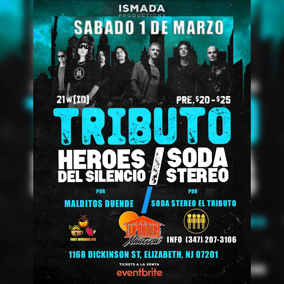 Tributo a Soda Stereo y Heroes del Silencio