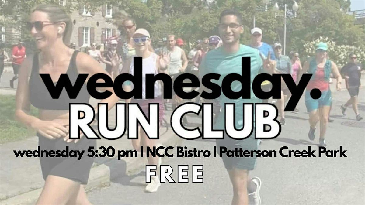 WEDNESDAY RUN CLUB  \u2600\ufe0f-  Wednesday August 20 @ 5:30pm