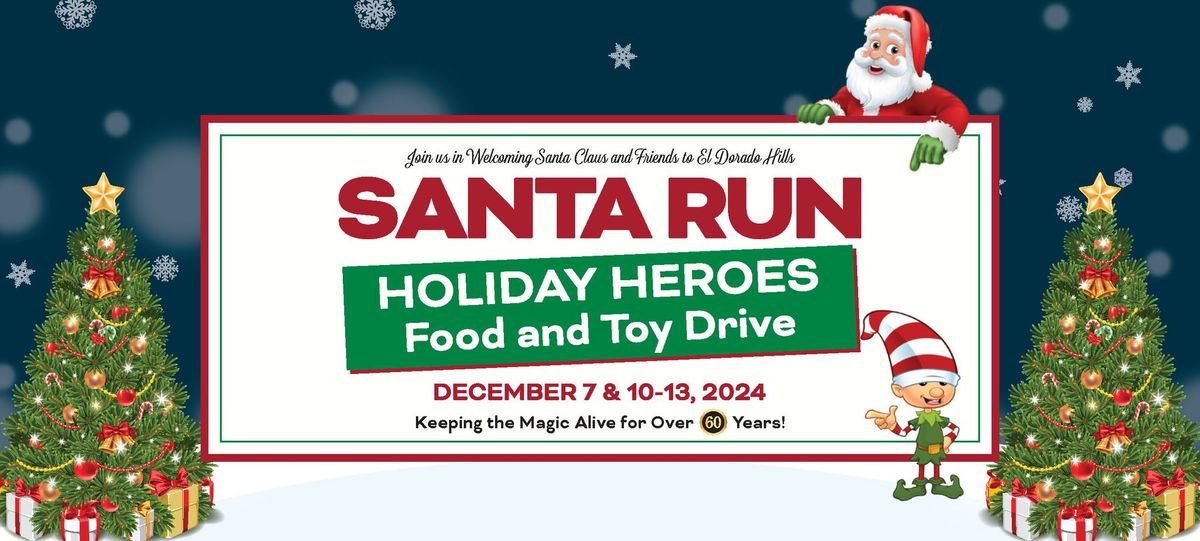 EDH Fire Santa Run Food and Toy Drive