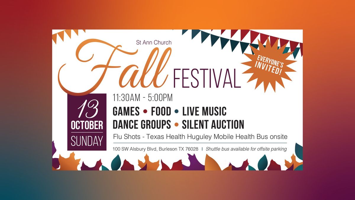 St. Ann Fall Fest