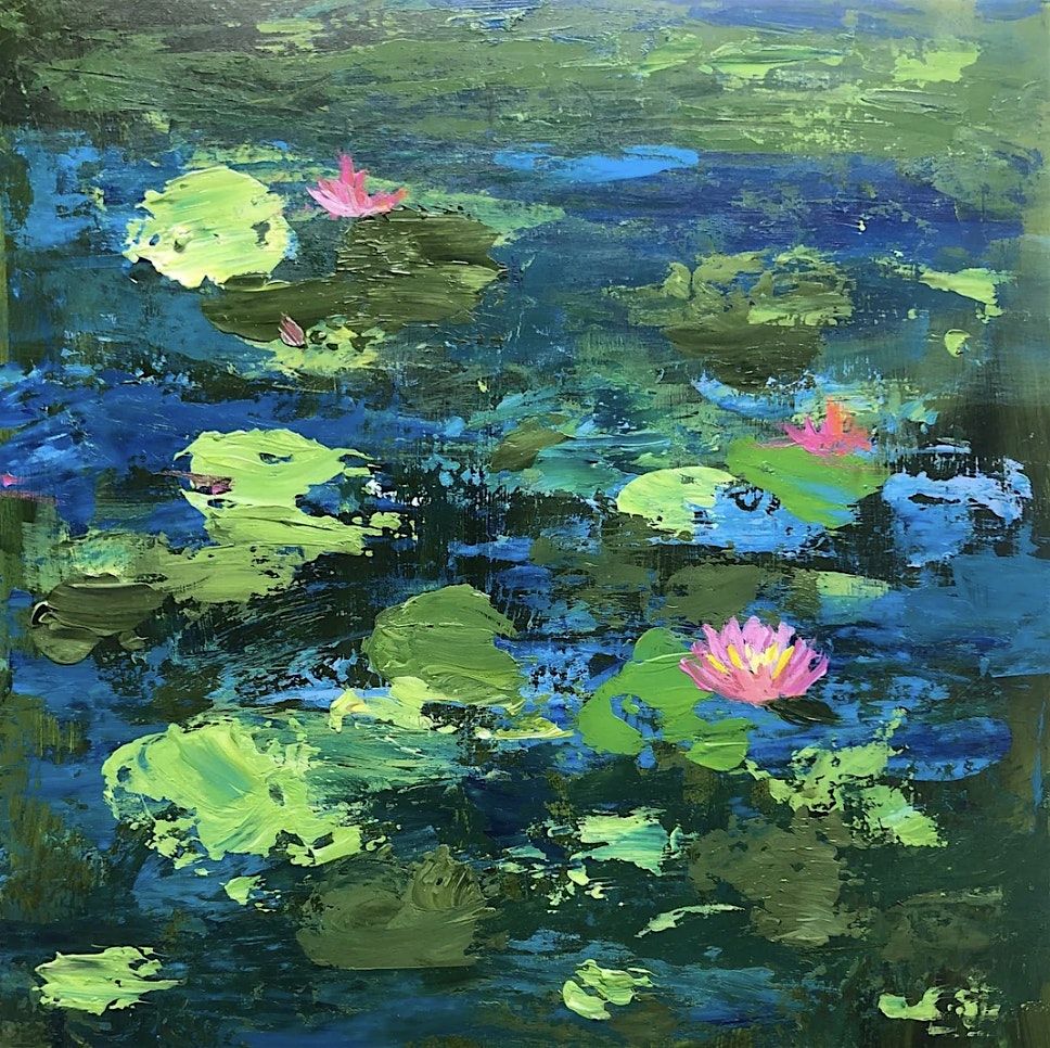 PAINTING WATERLILIES IN ACRYLICS - with Sarita Kamat