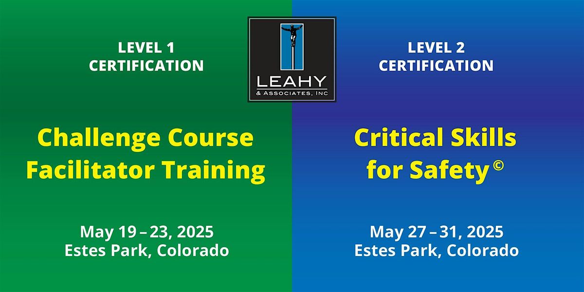 Challenge Course Facilitator Training + Certification