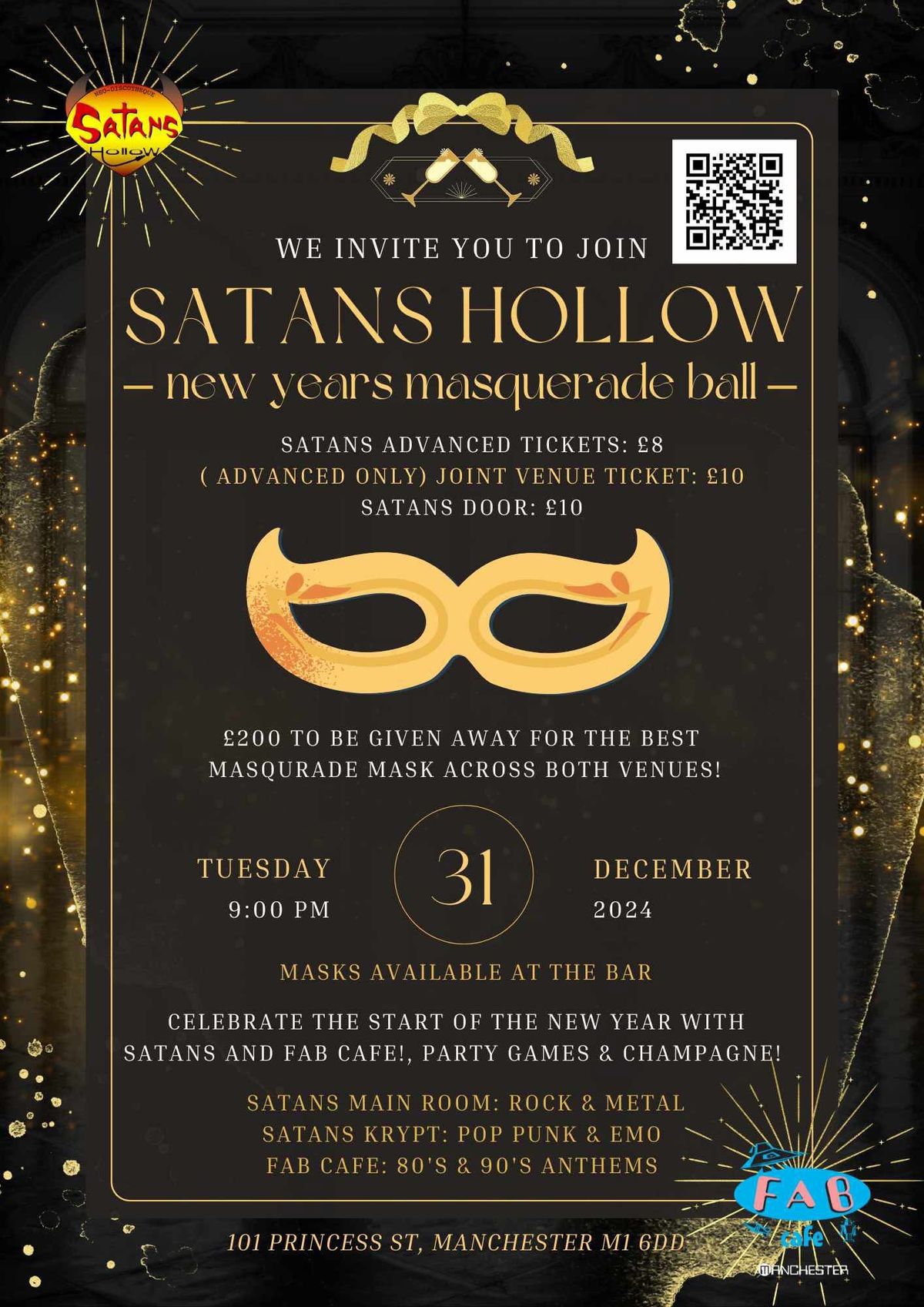 Satans Hollow NYE Masquerade Ball