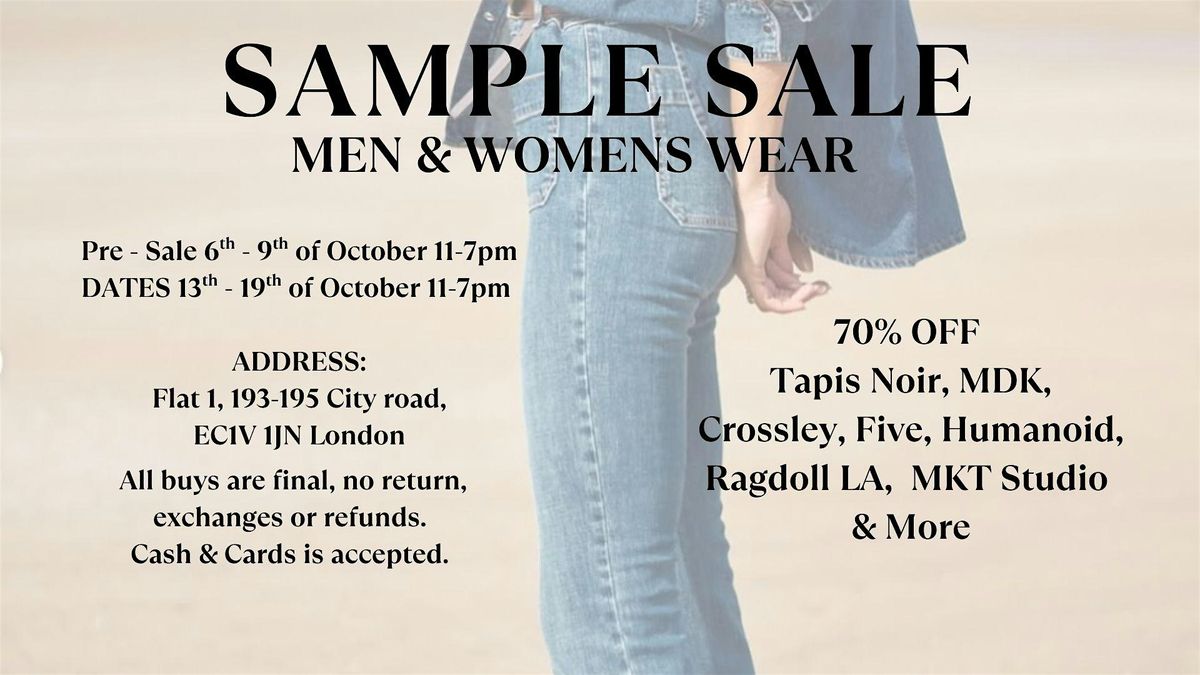 SAMPLE SALE