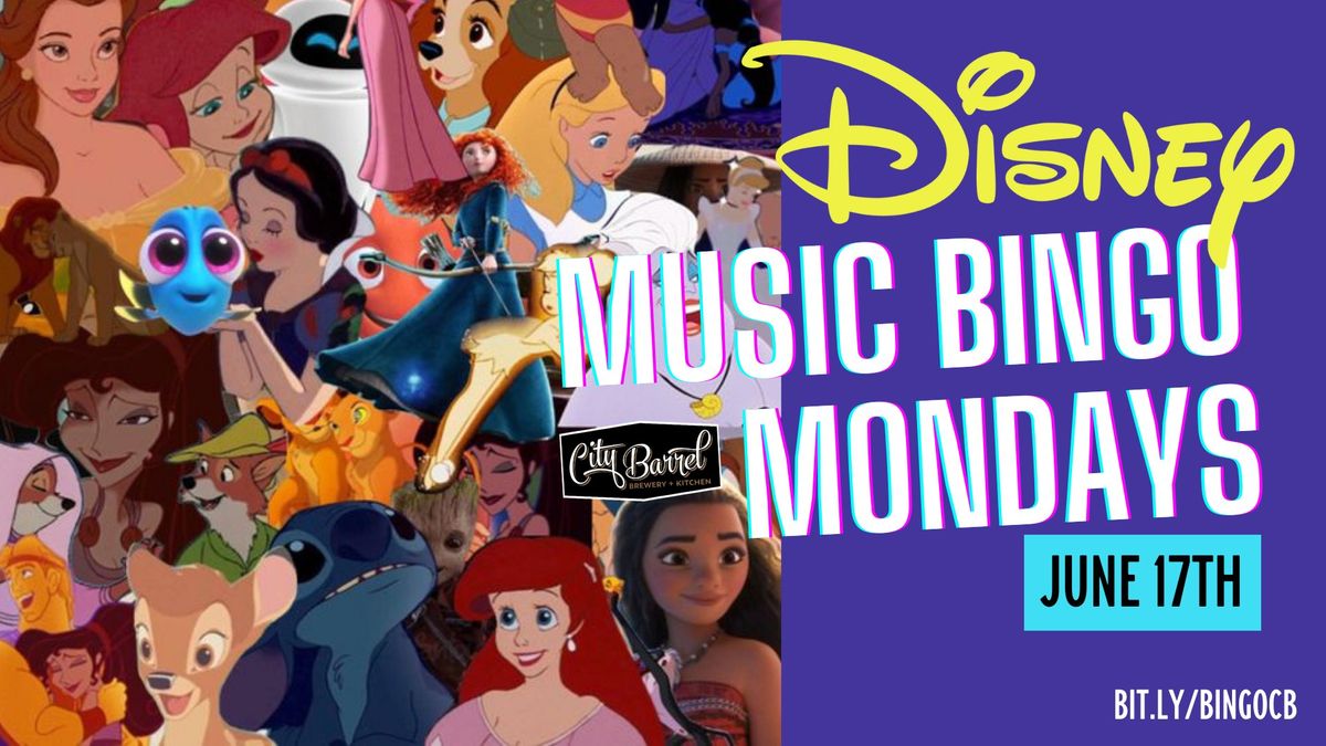 Music Bingo Mondays - Disney