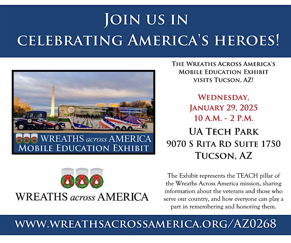 Wreaths Across America | Mobile Education Exhibit | Comes to Tucson