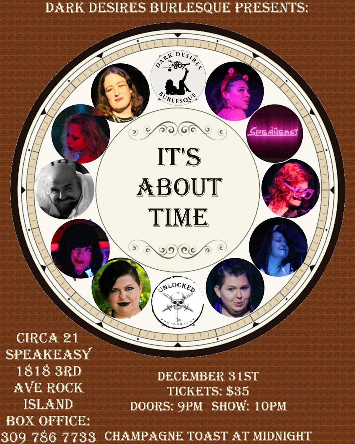 Dark Desire Burlesque Presents...IT'S ABOUT TIME