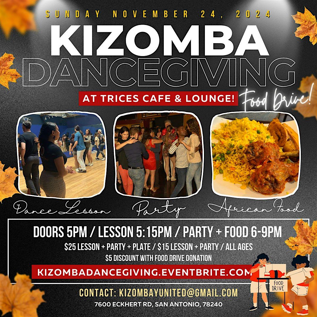 Kizomba Dance-Giving Party & Food Drive