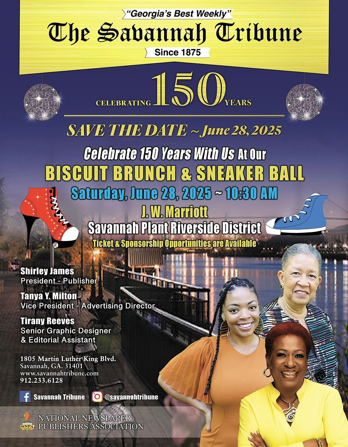 The Savannah Tribune's 150 Anniversary: Biscuit Brunch & Sneaker Ball