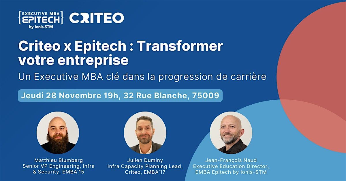 Criteo x Epitech : Transformer votre entreprise