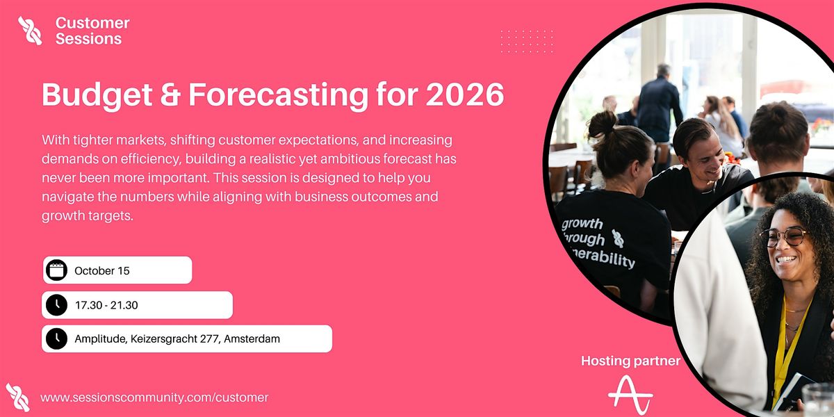 Customer Sessions Amsterdam \/ 15 October