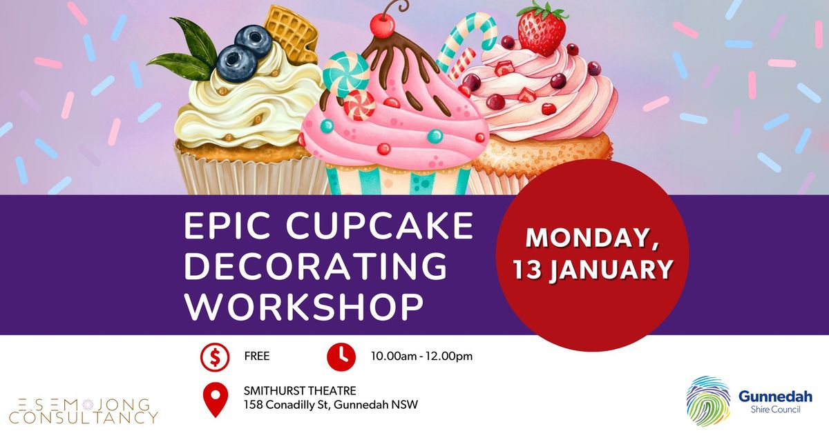 FREE! Epic Cupcake Decorating Workshop