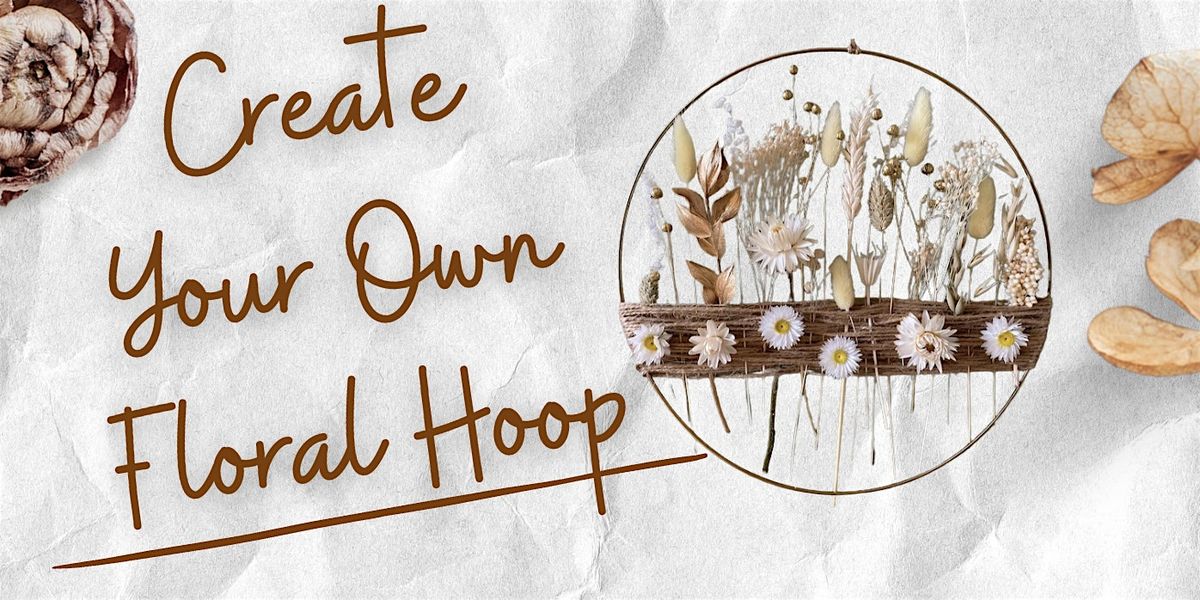 DIY Dried Flower Hoops