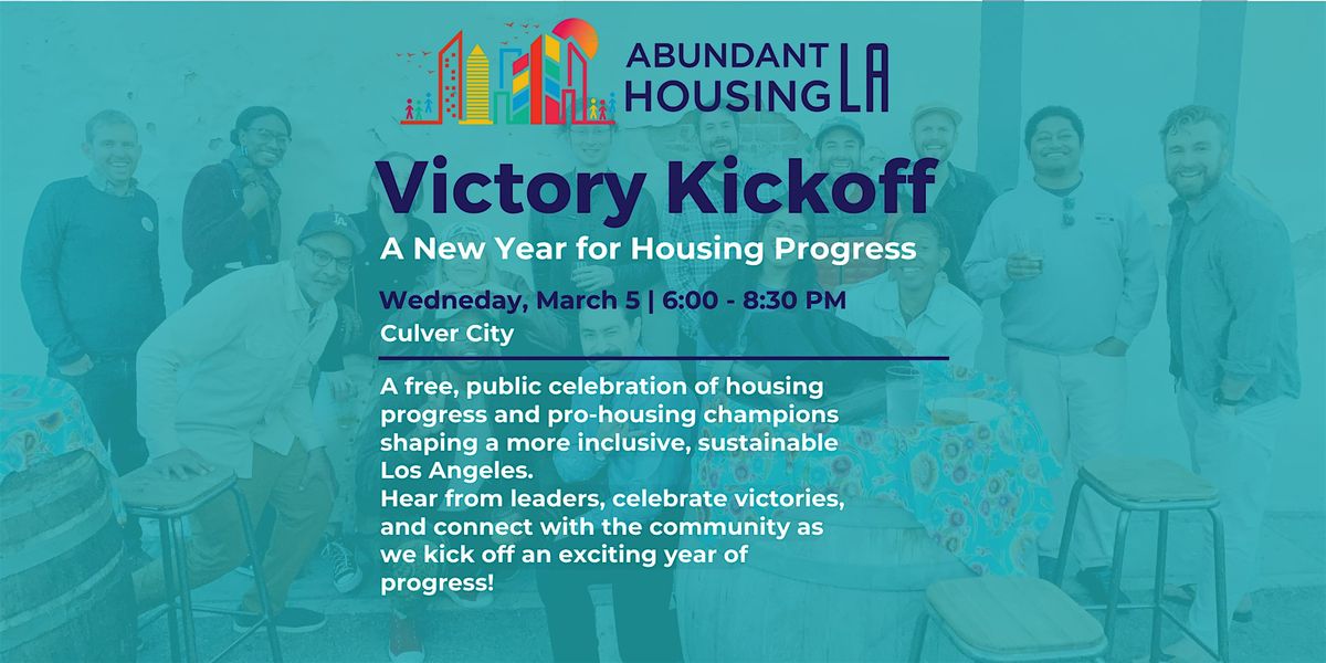 Victory Kickoff: A New Year for Housing Progress