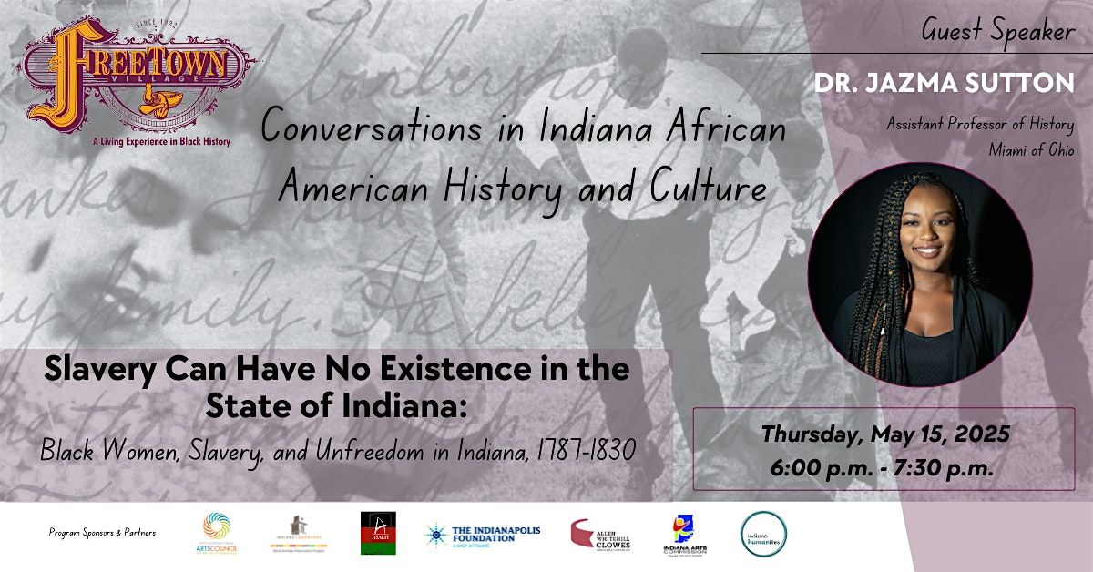 Conversations In Indiana African American History & Culture  5\/15\/2025