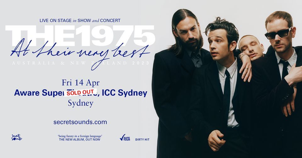 1975 tour sydney