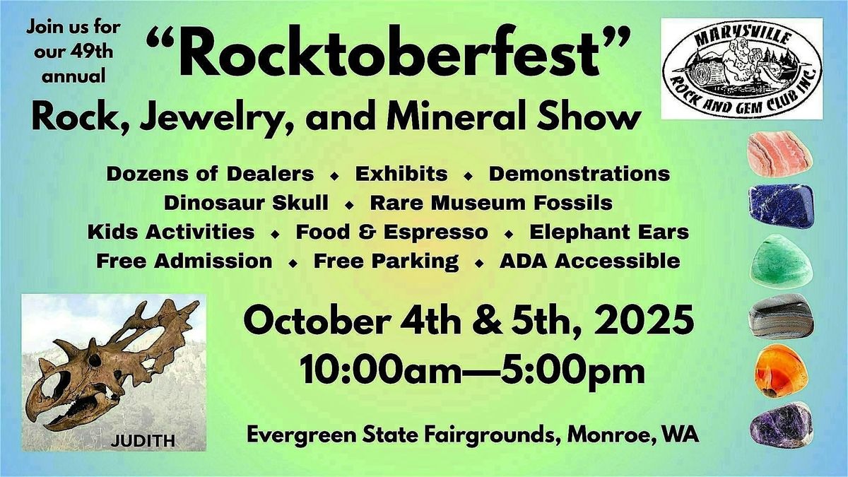 Rocktoberfest! Rock & Mineral Show