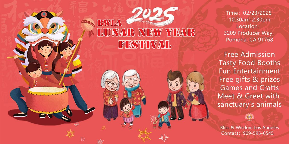 2025 Lunar New Year Festival Celebration Pomona