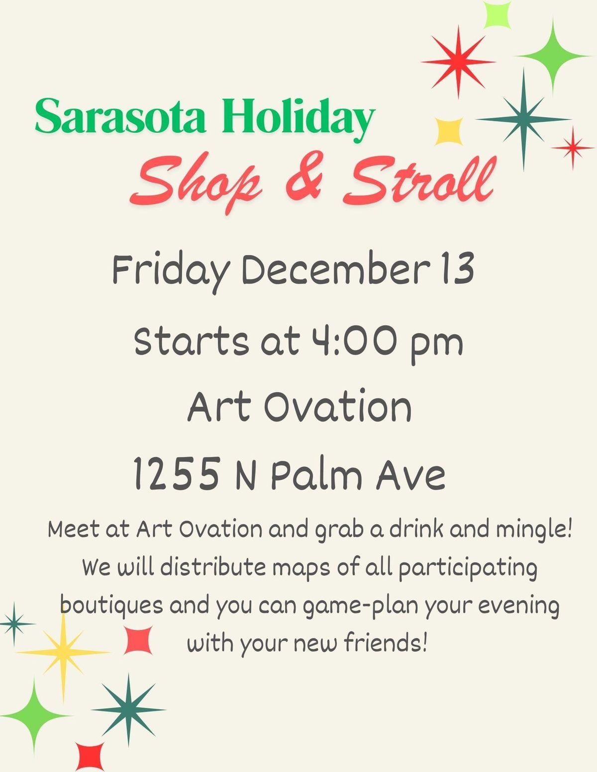 Sarasota Holiday Sip & Shop