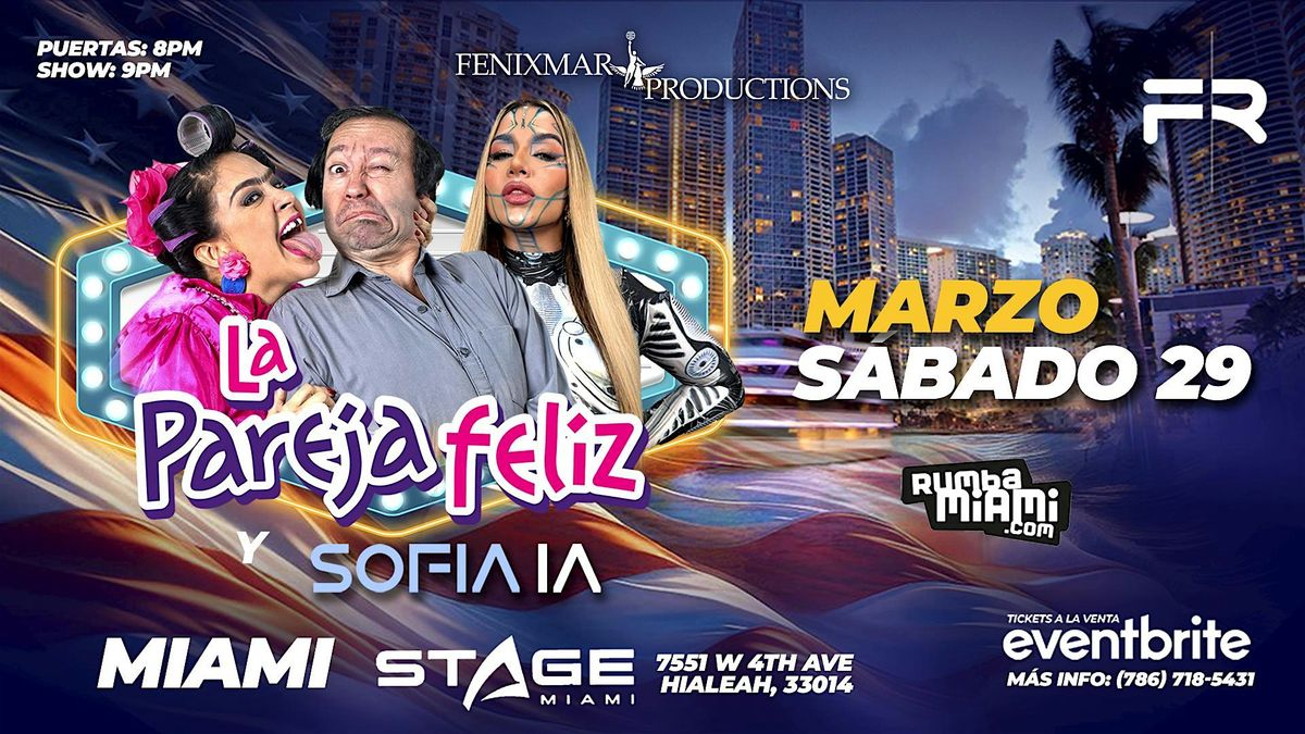 Directo de Ecuador, llega LA PAREJA FELIZ a STAGE MIAMI