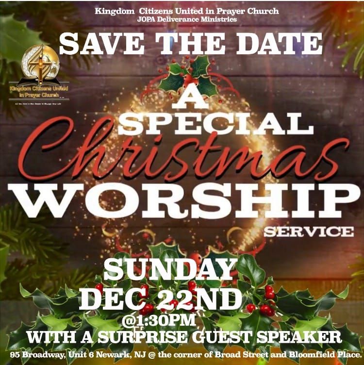 Christmas Service and Surprise!