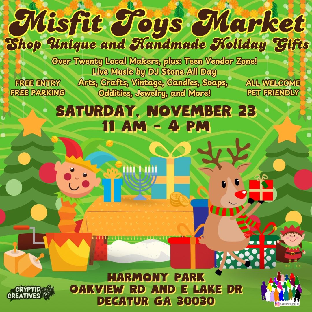 Misfit Toys Market: Handmade Holiday Gifts at Harmony Park