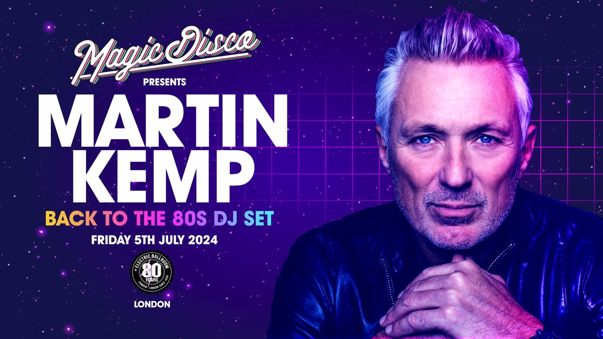 Martin Kemp Live DJ set - Back to the 80s - Electric Ballroom London ...