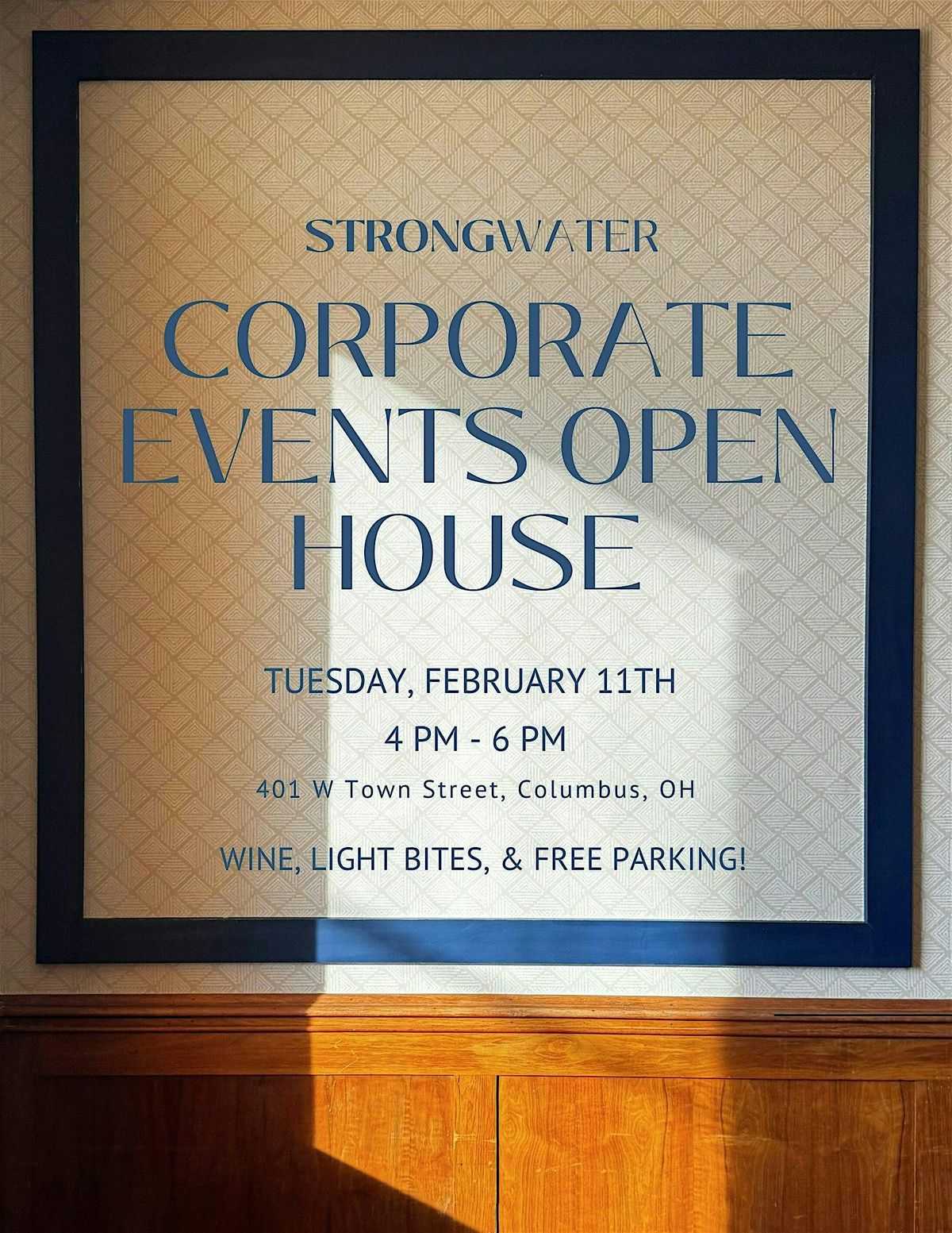 Corporate Open House - Strongwater Events