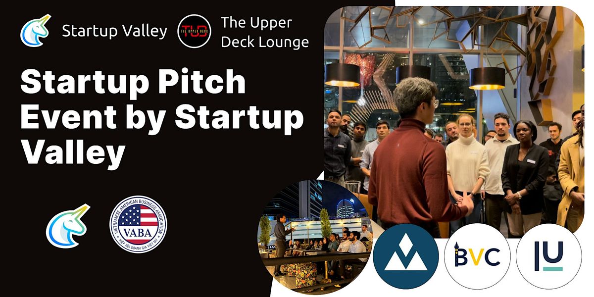 Startup Pitch Event by Startup Valley in Dubai