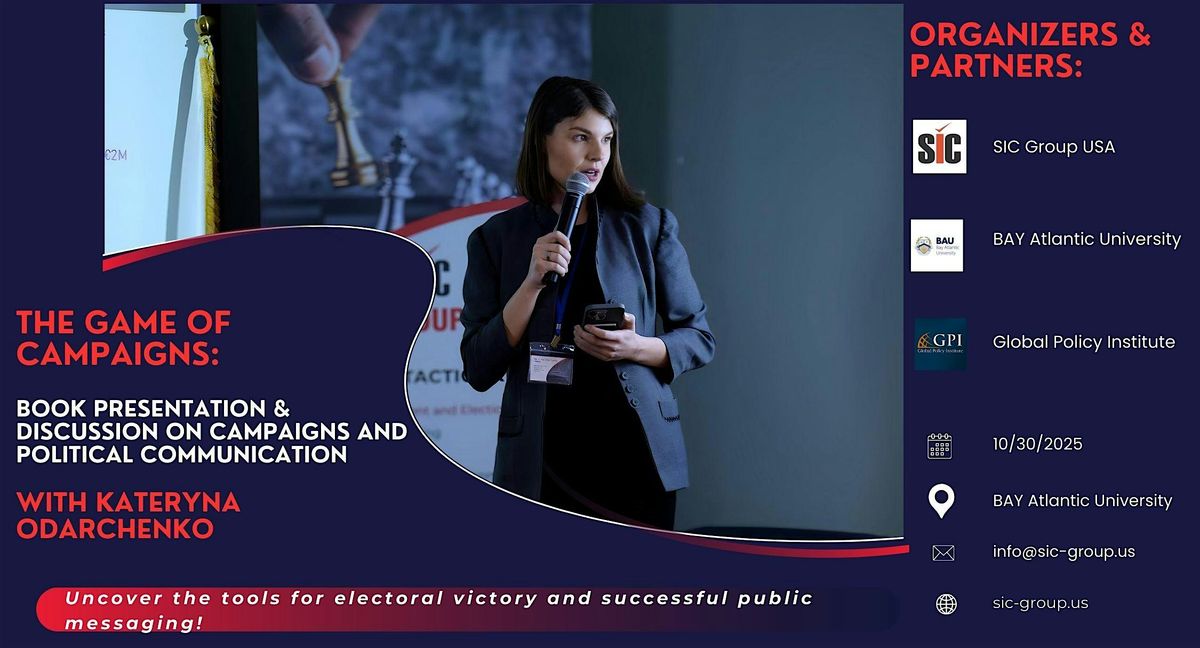 The Game of Campaigns \u2014 Book Presentation & Discussion