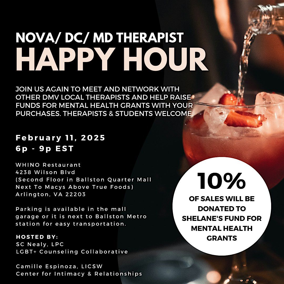 DMV Therapist Happy Hour & Networking