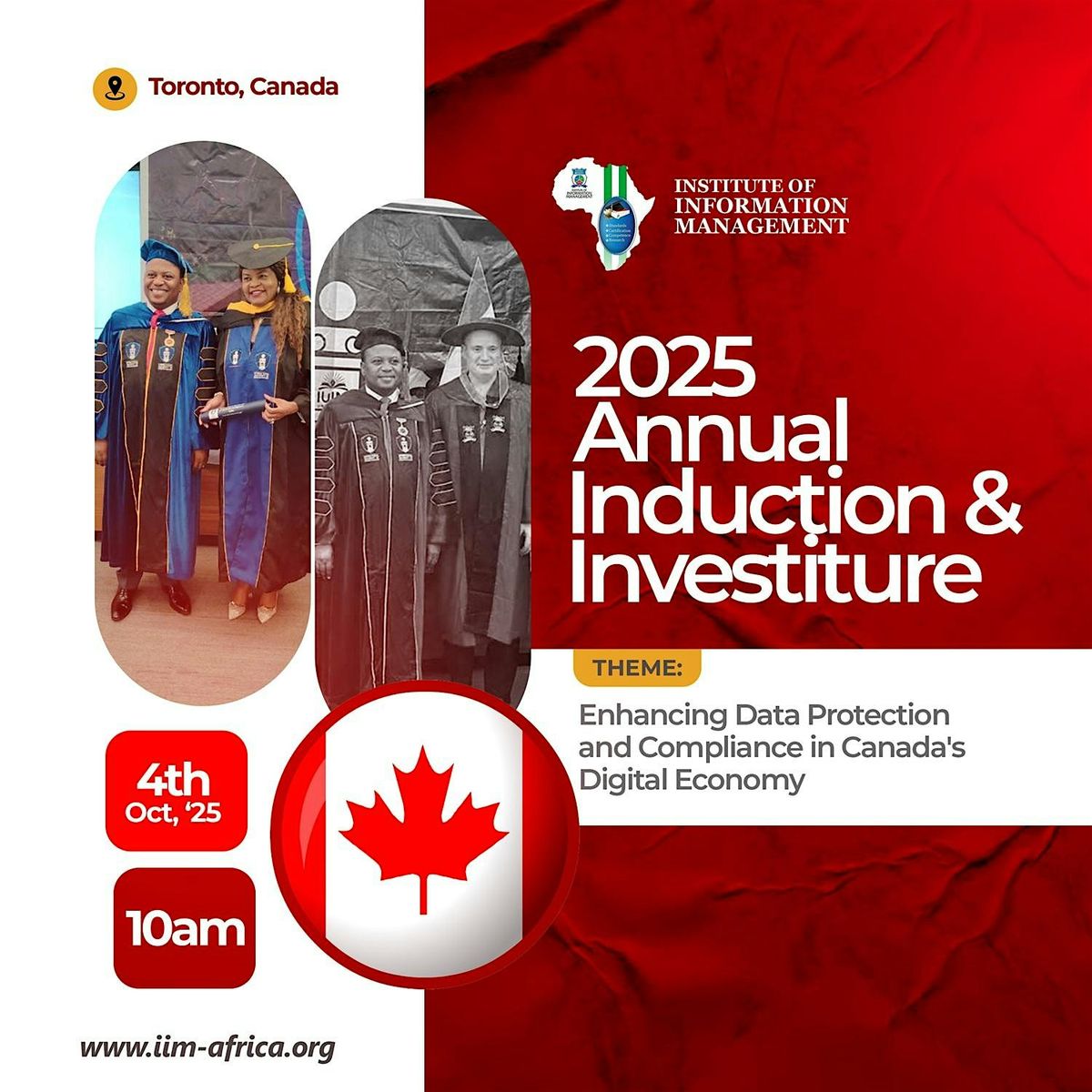 IIM Canada 2025 Annual Conference, Induction and Investiture