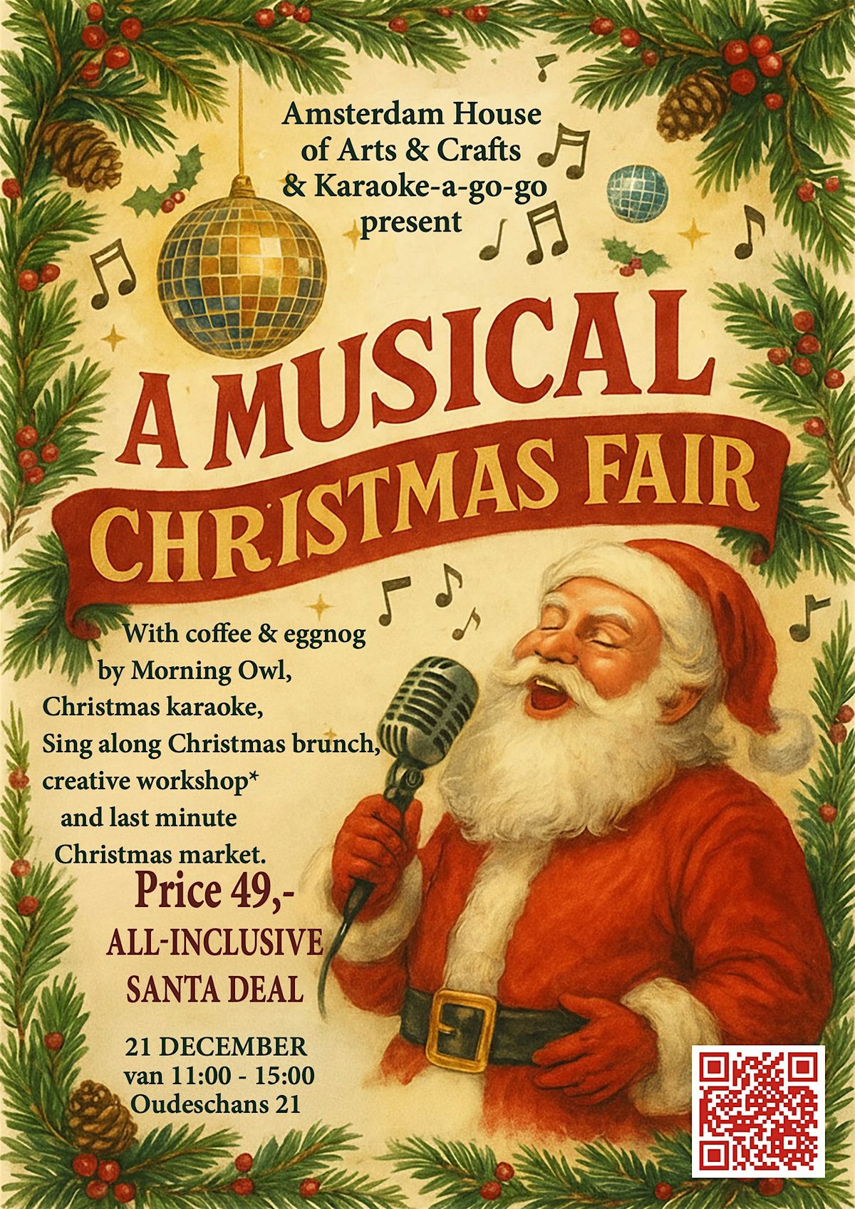 Christmass Create & Celebrate \u2013 Sing Along Christmas Brunch & Markt