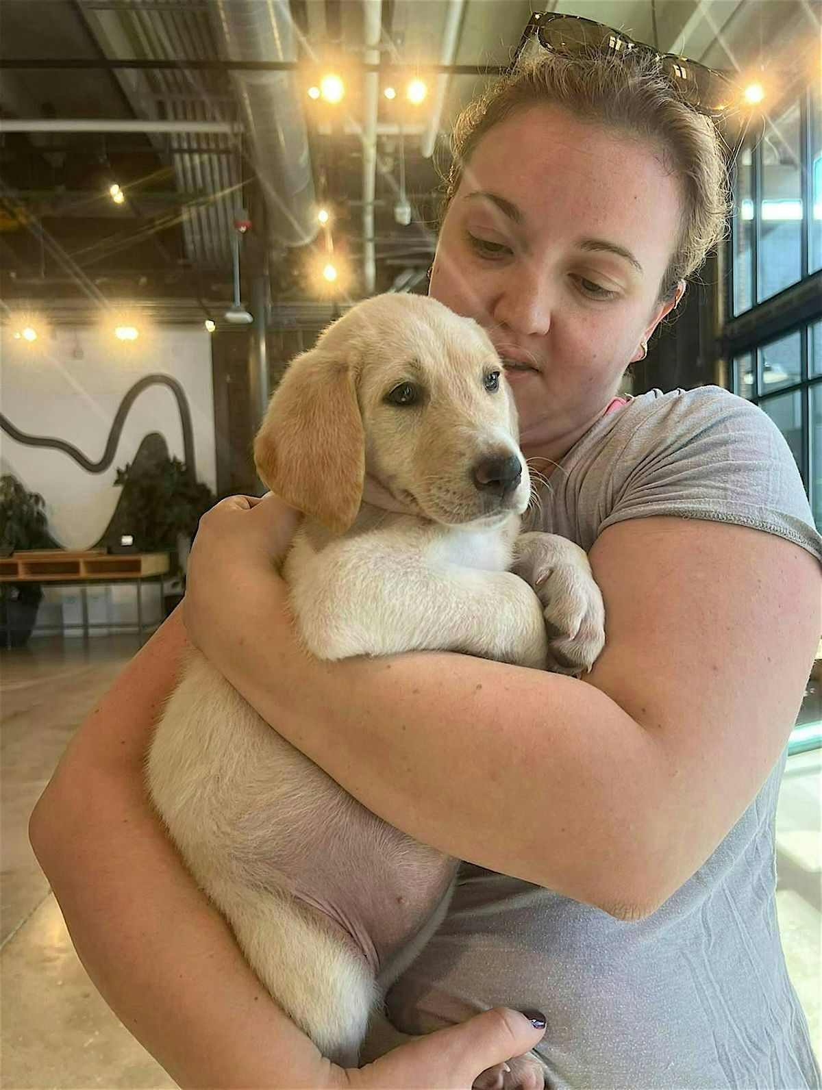 Rescue Puppy Yoga @ Rivian!