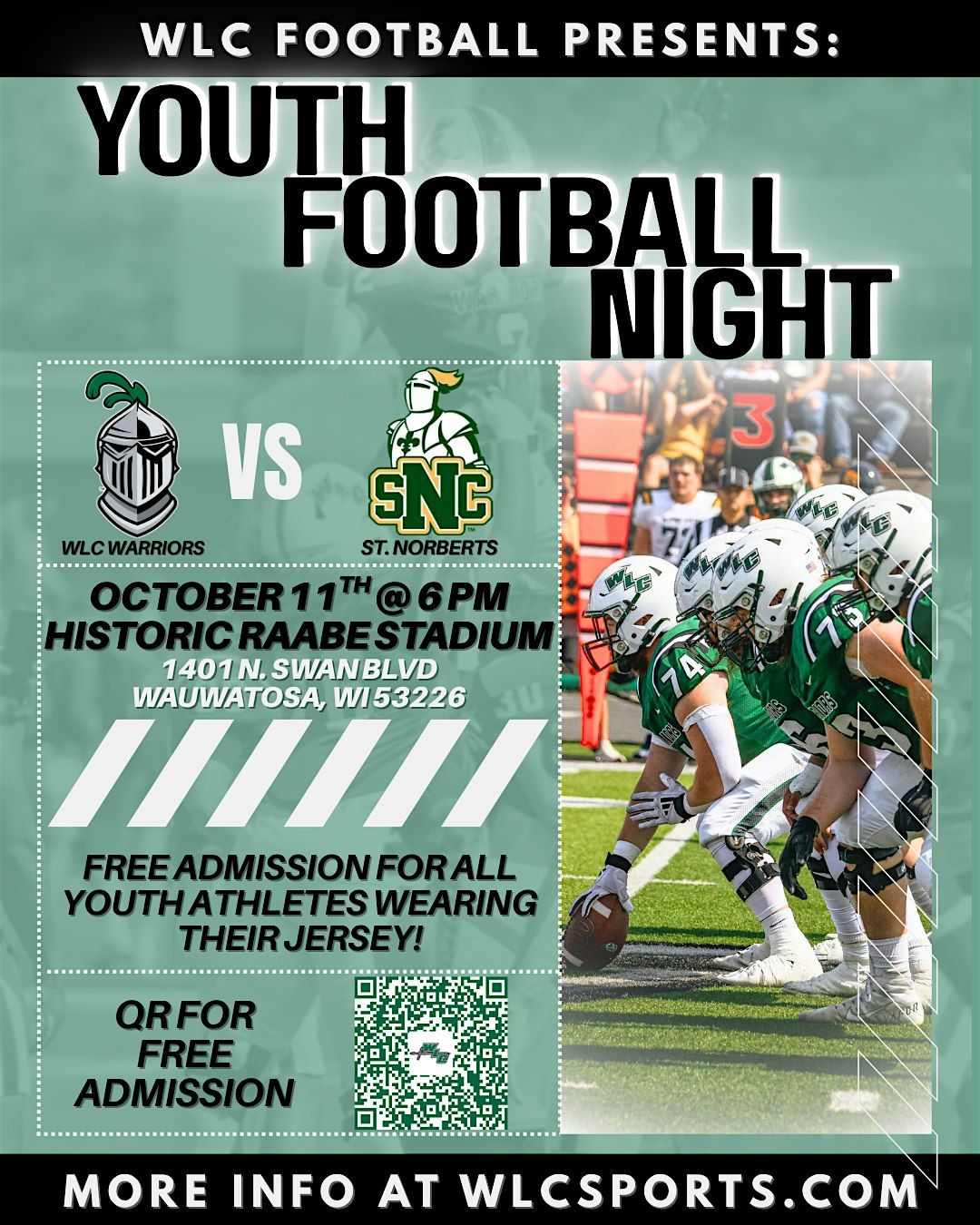 Wisconsin Lutheran College Football Youth Football Night
