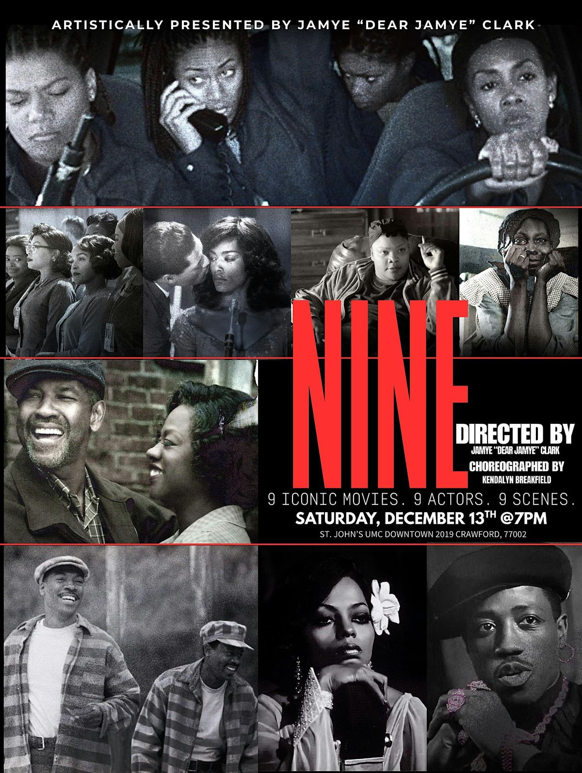 NINE - 9 Iconic Movies. 9 Actors. 9 scenes.