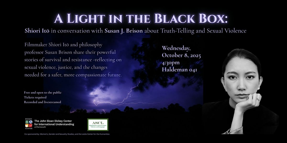 A Light in the Black Box: Shiori It\u014d in conversation with Susan J. Brison