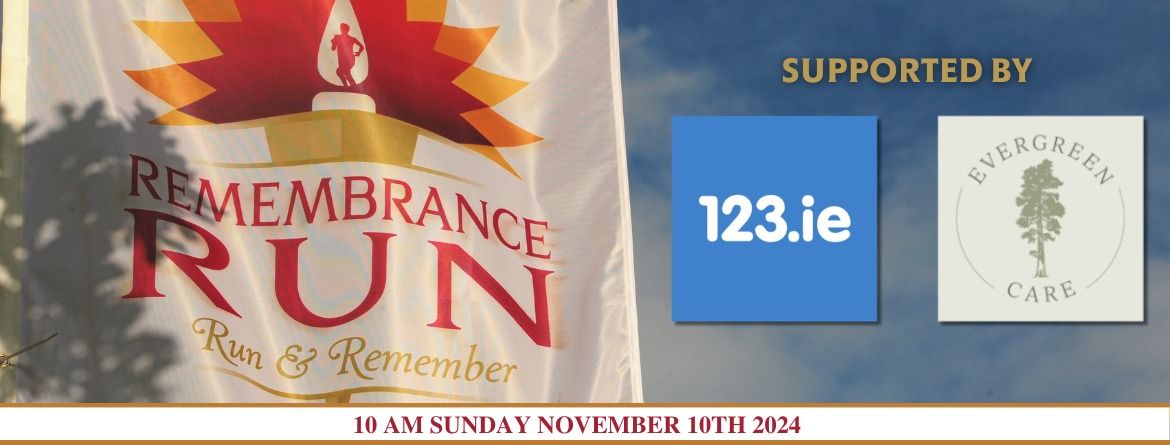 Remembrance Run supported by 123.ie & Evergreen Care