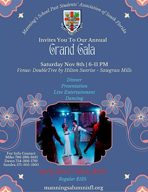 MANNING'S  SCHOOL PAST STUDENTS' OF SOUTH FLORIDA  - MSPSA-SFL   GALA 2025