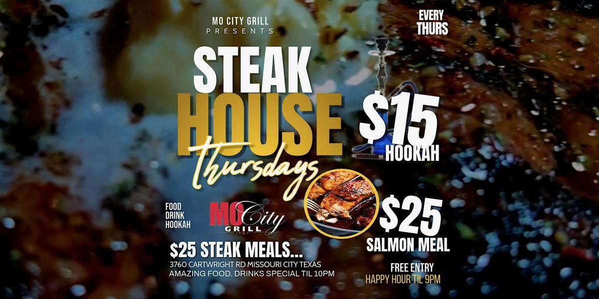 Steak and Salmon Night