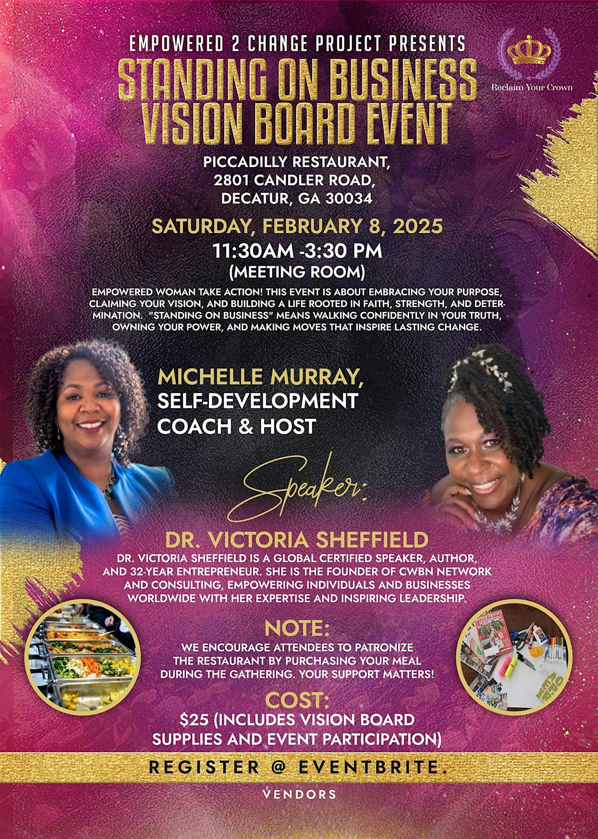 "Standing on Business" Vision Board Event