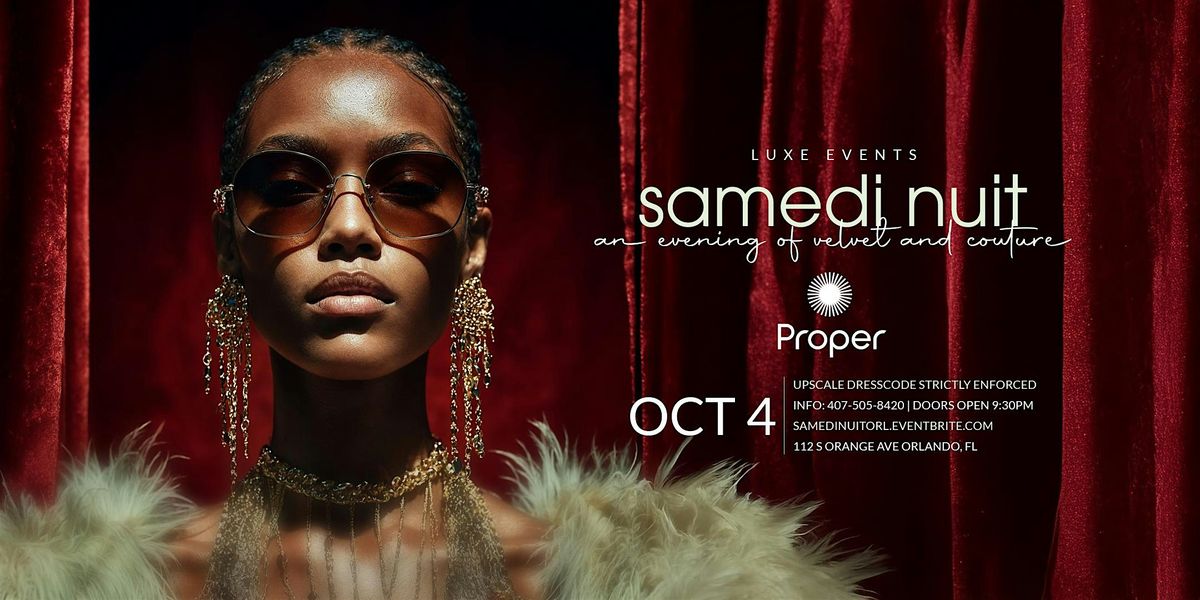 Samedi Nuit: An Evening of Velvet and Couture