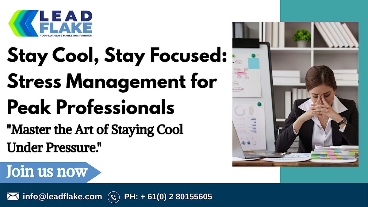 Conquering Stress in Today\u2019s Workplace -  Workshop in Dunedin