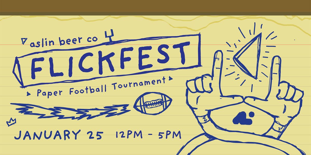 Flickfest: Paper Football Tournament at Aslin VA Beach