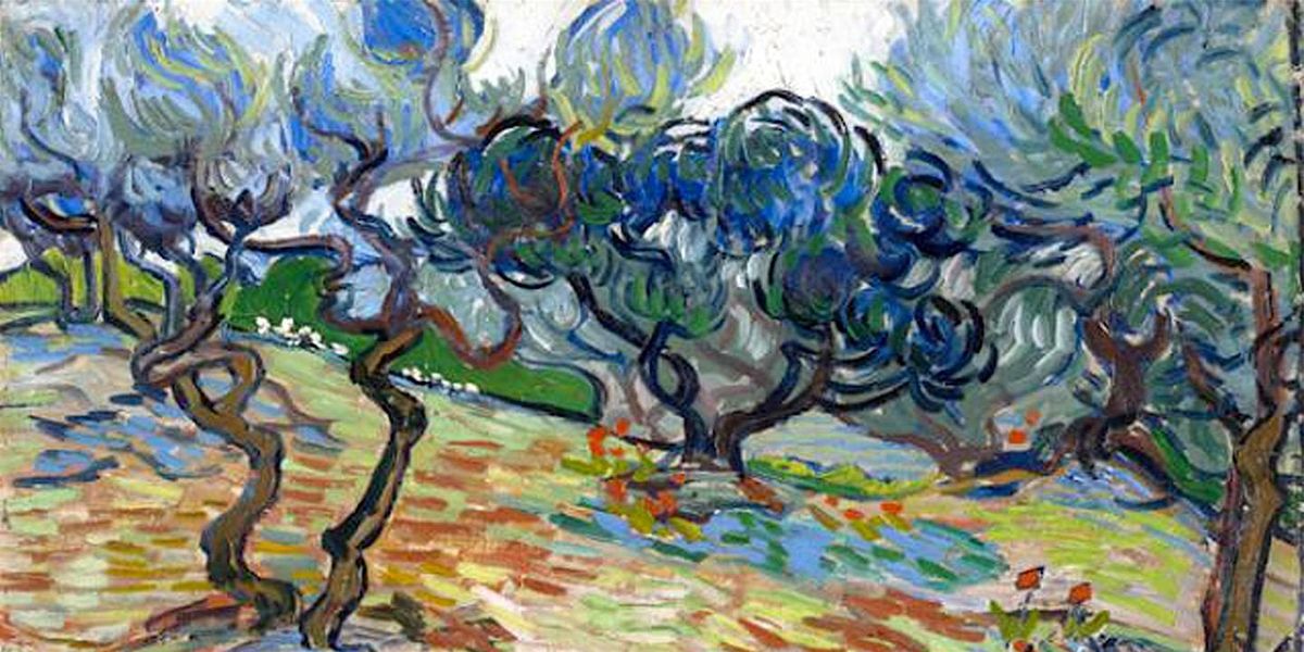 Paint Van Gogh's Olive Trees, London