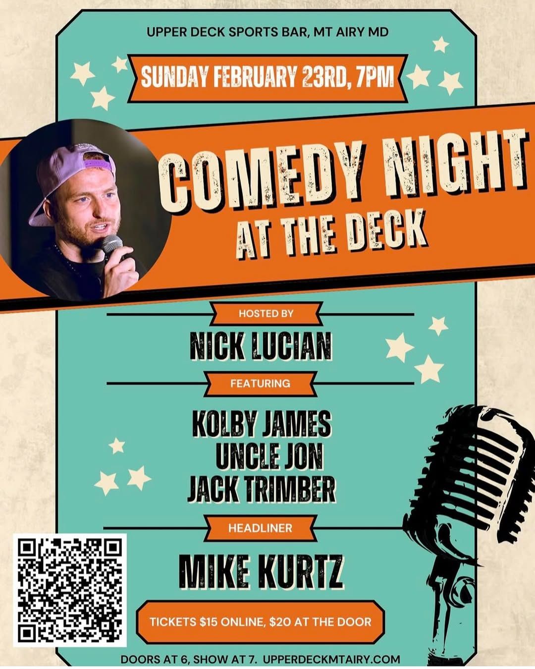 Comedy Night at The Deck! 