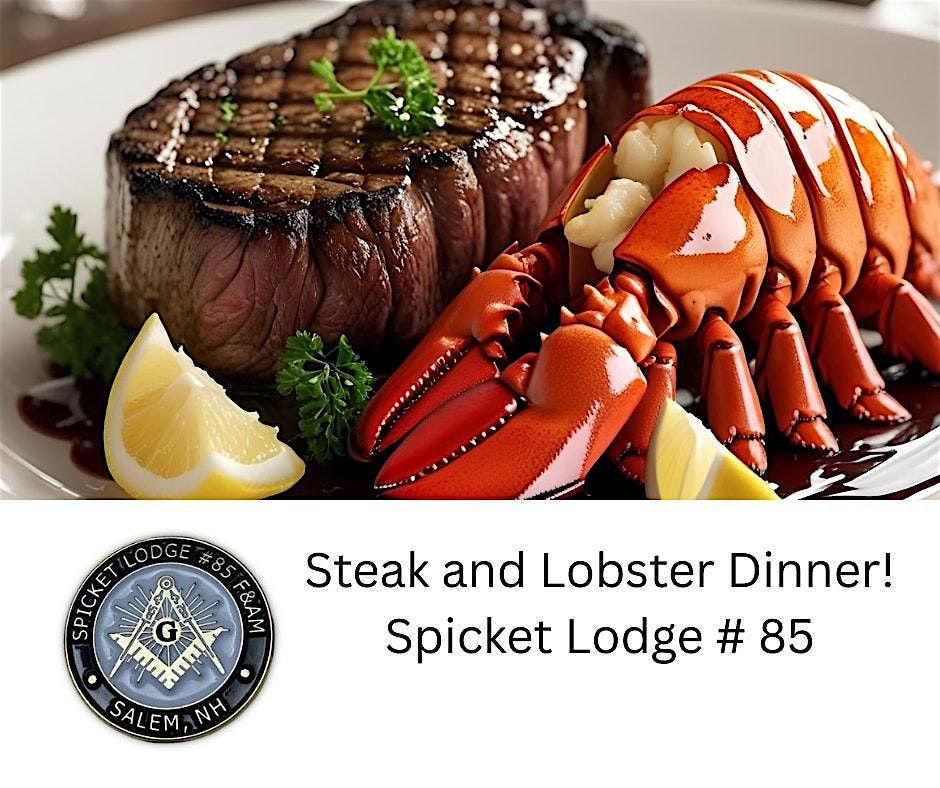 Spicket Lodge Steak & Lobster Dinner